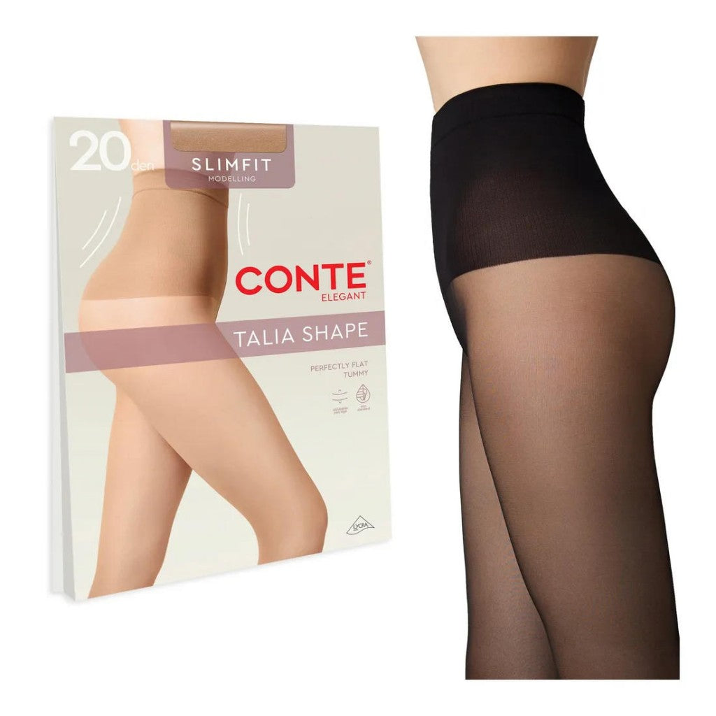 Conte Slimfit 20 Den – Shaping Tights with Wide Control Waistband