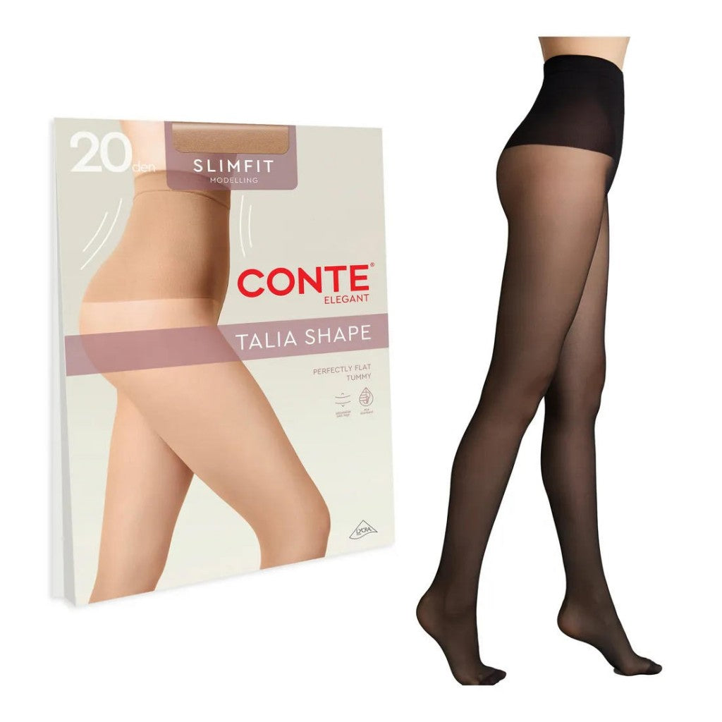 Conte Slimfit 20 Den – Shaping Tights with Wide Control Waistband