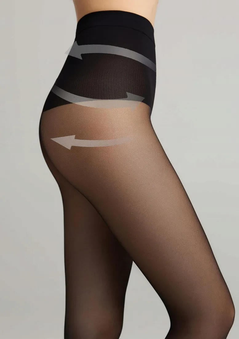 Conte Slimfit 40 Den – Shaping Tights with Wide Control Waistband