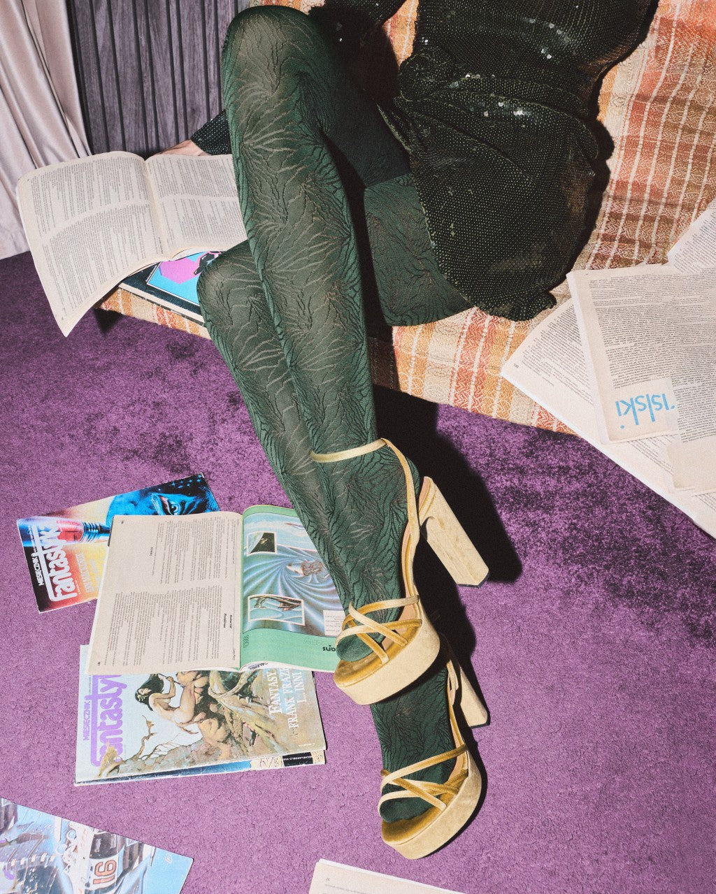 Gabriella Velora 60 Den – Floral Microfibre Patterned Tights
