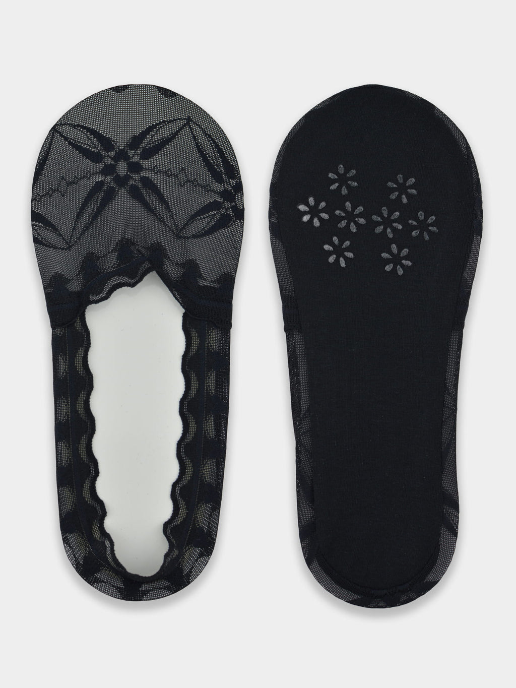 Noviti Lace Footsies with Silicone and Anti-Slip Sole SN047