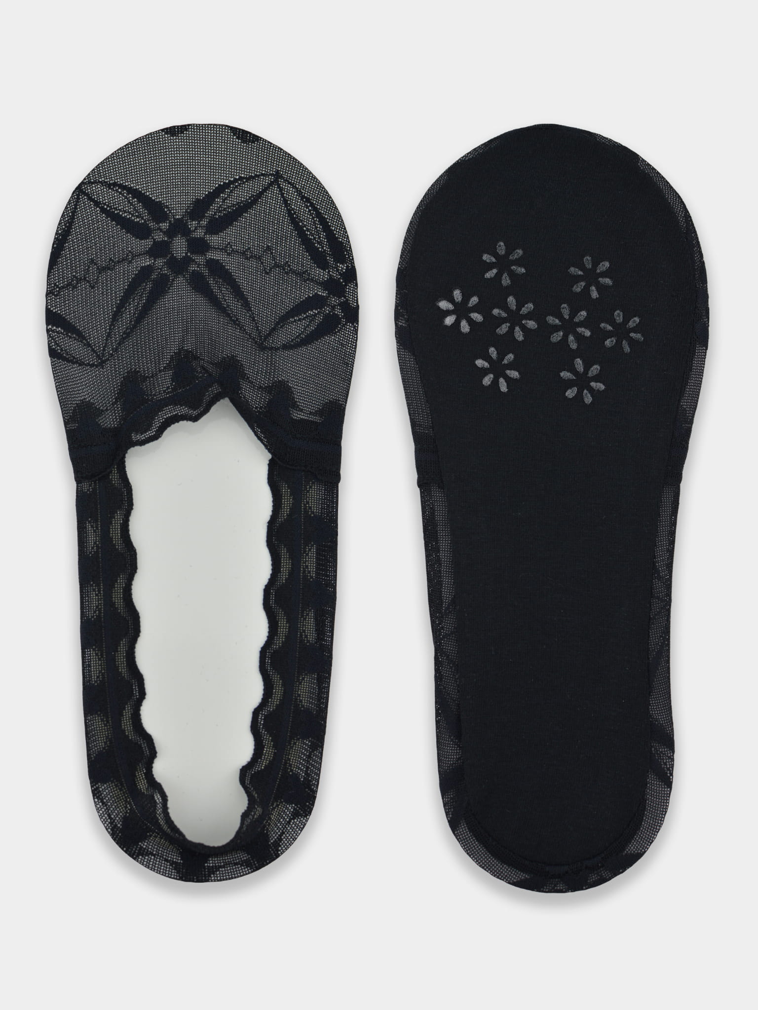 Noviti Lace Footsies with Silicone and Anti-Slip Sole SN047