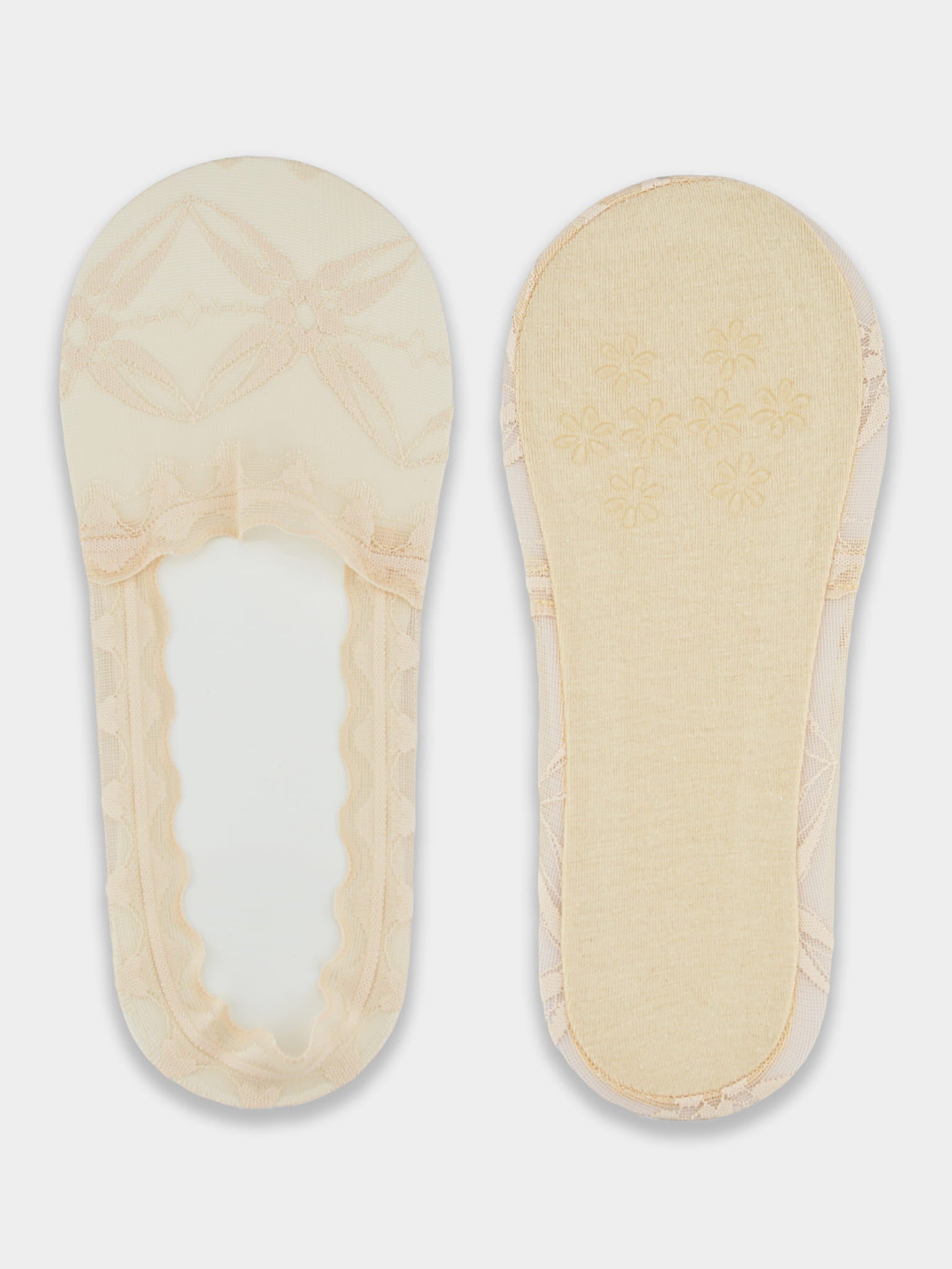 Noviti Lace Footsies with Silicone and Anti-Slip Sole SN047