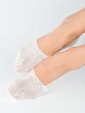 Noviti Low‑Cut Lace Footsies with Silicone and Anti‑Slip Grip SN048