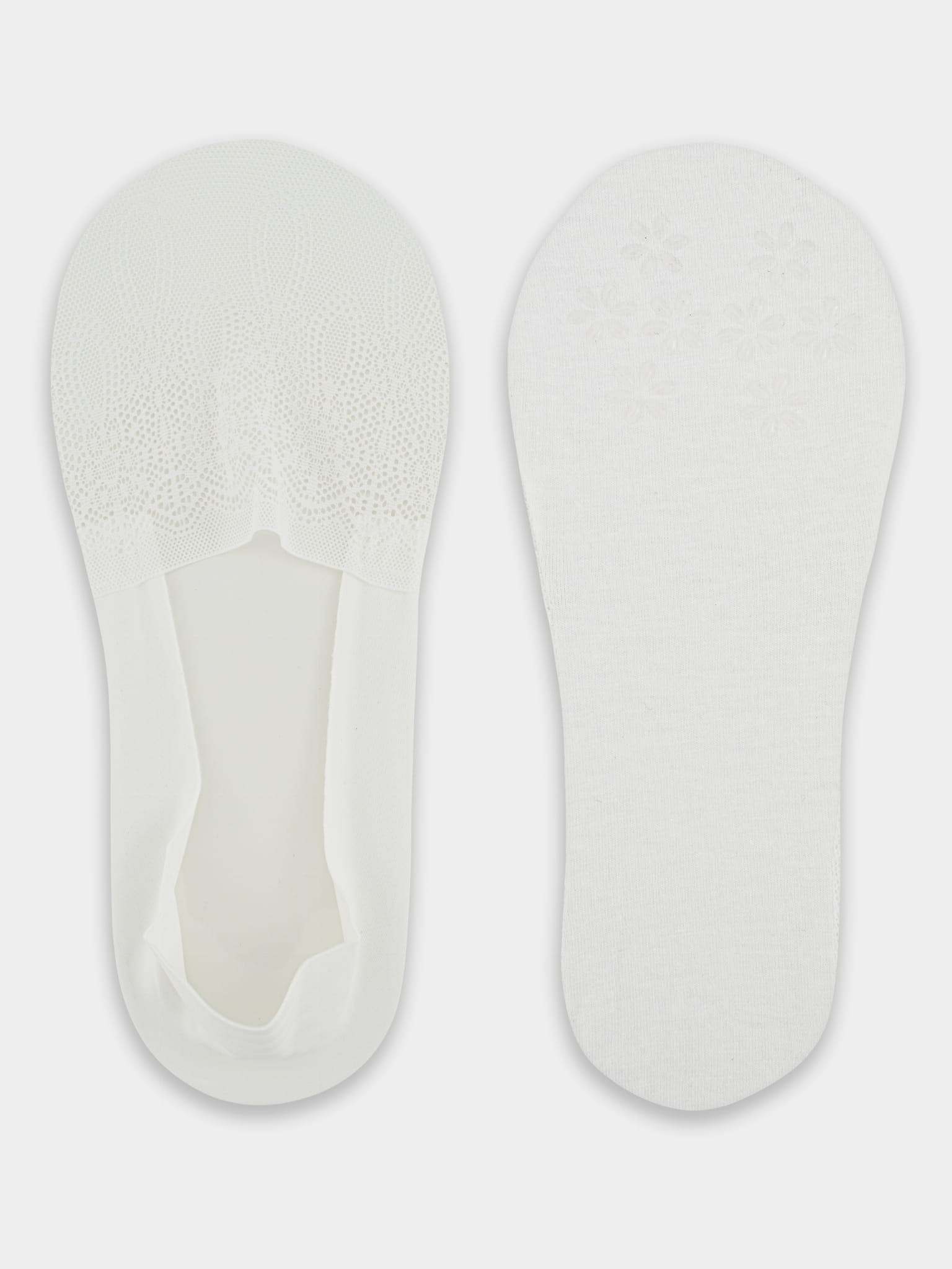 Noviti Lace Ballet Footsies with Silicone and Anti-Slip Sole SN049