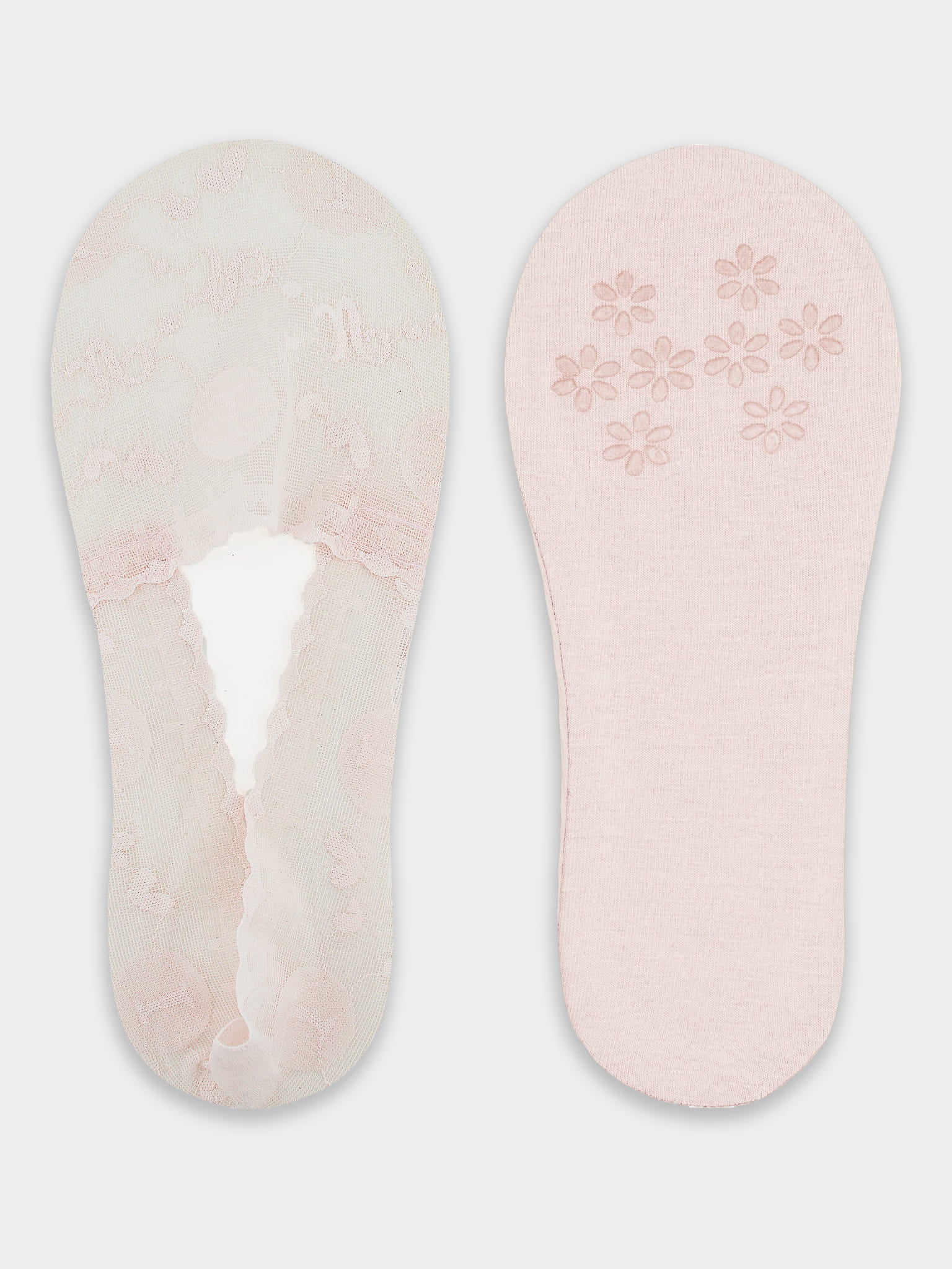 Noviti Lace Ballet Footsies with Silicone and Anti-Slip Sole SN050