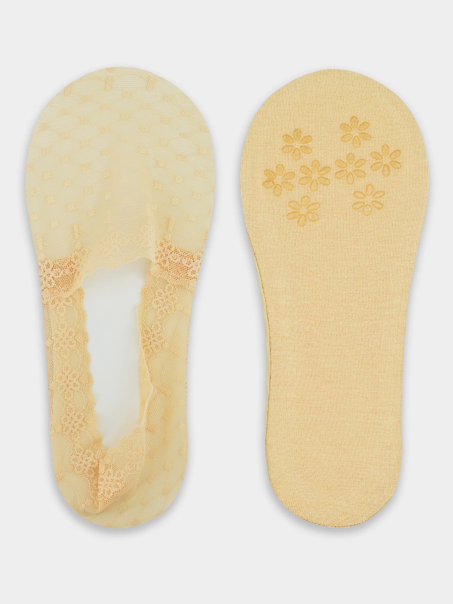 Noviti Lace Footsies with Silicone and Anti‑Slip Sole SN052