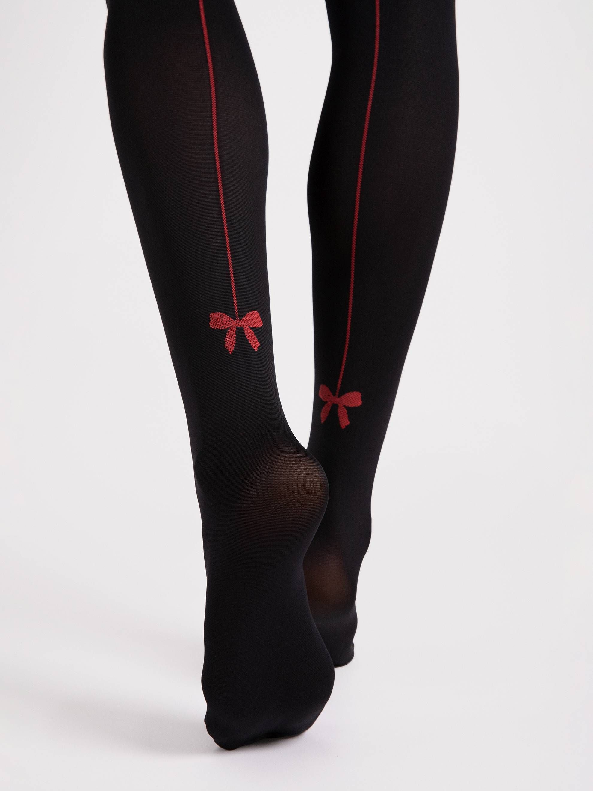 Fiore Canella 40 Den – Elegant Stocking-Effect Patterned Tights