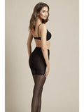 Fiore Empress 20 Den – Elegant Push-Up Tights with Back Seam - Velvet Touch Tights