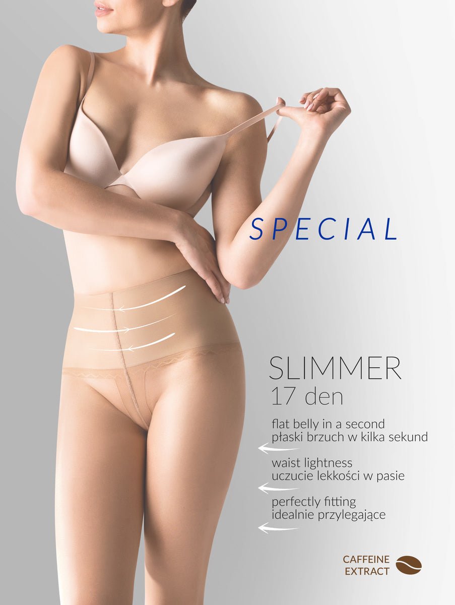 Gabriella Slimmer 17 Den – Shaping & Anti-Cellulite Tights - Velvet Touch Tights