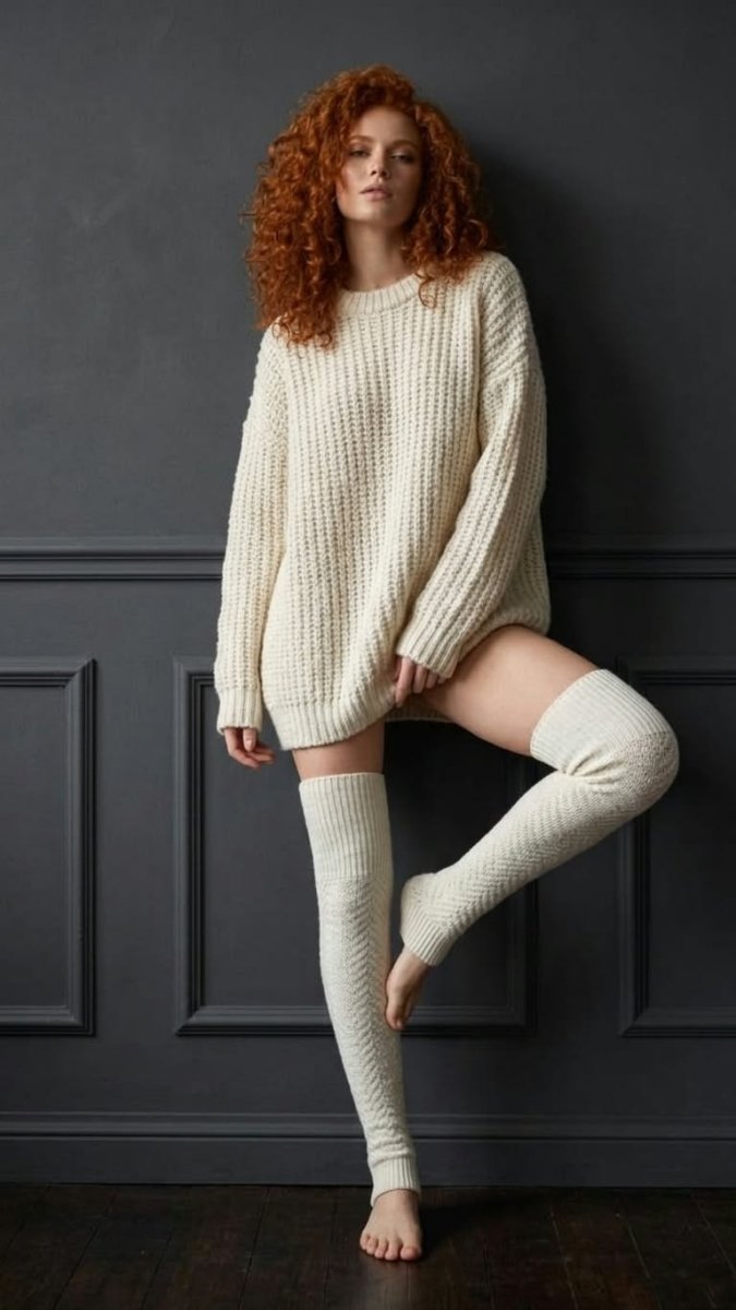 Gatta & Wedel Soft Ribbed Women’s Leg Warmers – Cozy & Stylish - Velvet Touch Tights