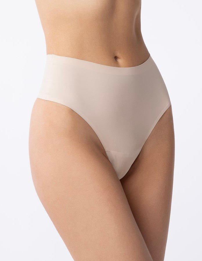 Julimex Simple String Maxi – Seamless High‑Waisted String Briefs - Velvet Touch Tights