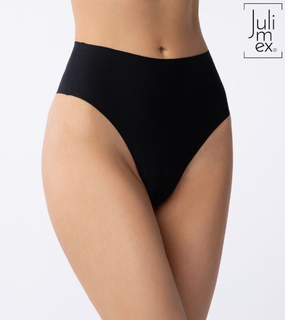 Julimex Simple String Maxi – Seamless High‑Waisted String Briefs - Velvet Touch Tights