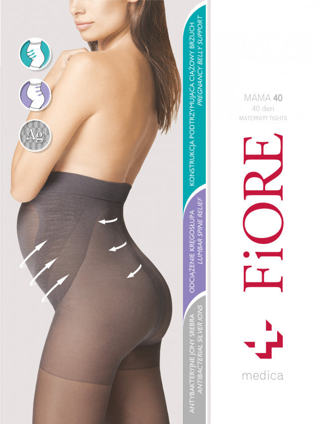 Fiore Mama 40 Den – Comfortable Maternity Support Tights