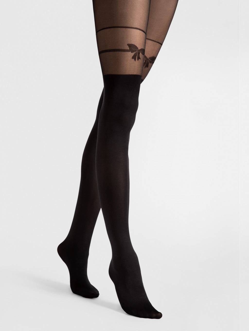 Fiore Fiocco 40 Den – Microfibre Tights with Bow Motif
