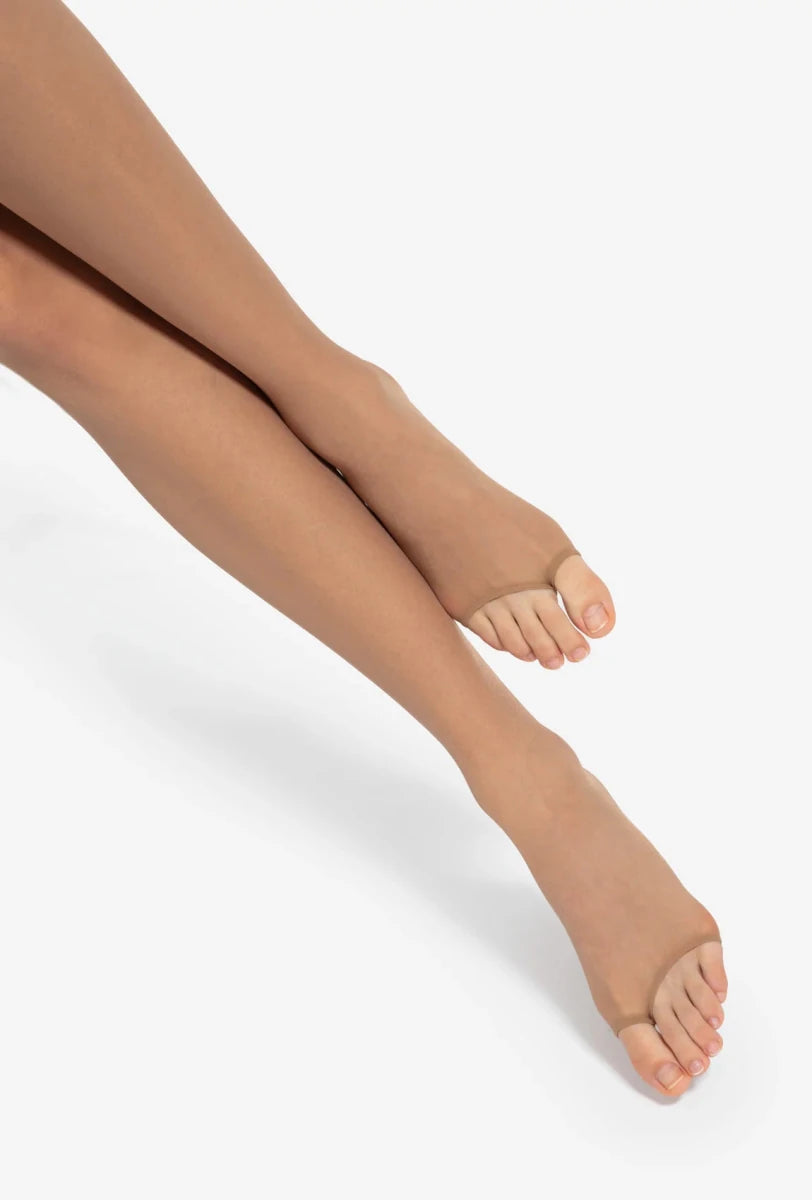 Gatta Senza Dita 10 Den – Sheer Open-Toe Tights for Sandals & Heels - Velvet Touch Tights