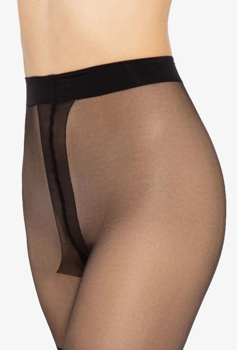 Gatta Girl-Up No. 49 Mock Suspender Tights 20/60 Den - Velvet Touch Tights