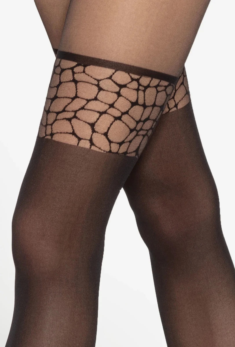 Gatta Girl-Up No. 49 Mock Suspender Tights 20/60 Den - Velvet Touch Tights