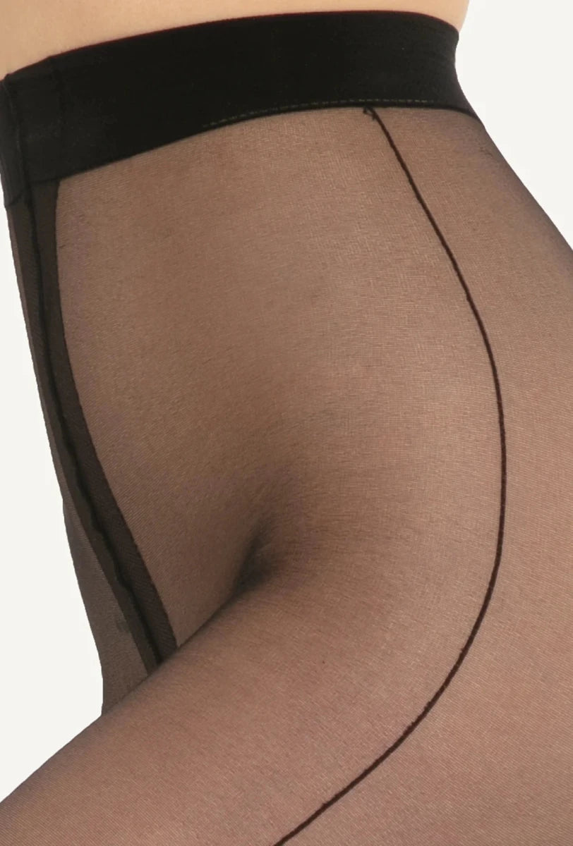 Gatta Rita No. 01 Tights – 20 Den, Sensual & Elegant with Pole Dance Motif - Velvet Touch Tights