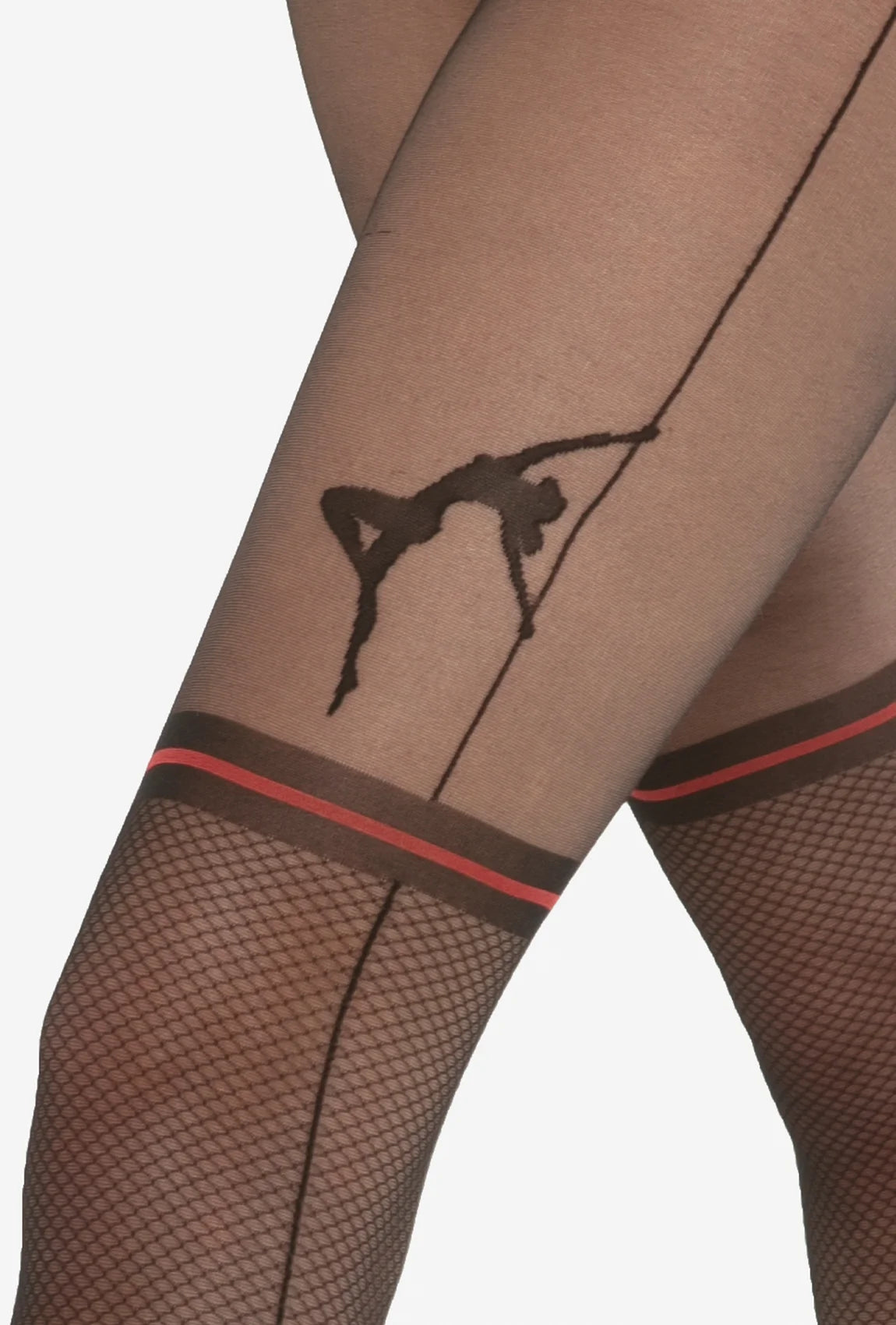 Gatta Rita No. 01 Tights – 20 Den, Sensual & Elegant with Pole Dance Motif