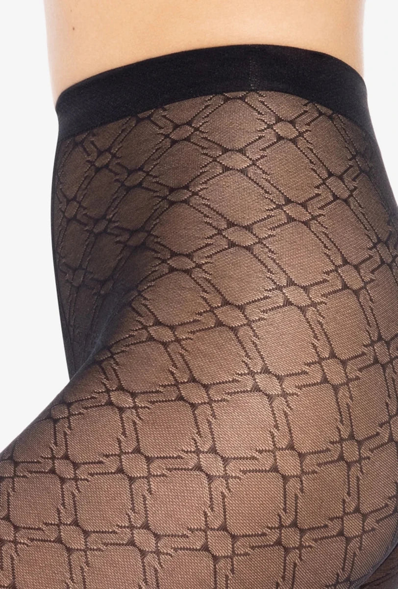 Gatta Arabesca No. 03 Patterned Tights – 40 DEN Elegant & Durable - Velvet Touch Tights