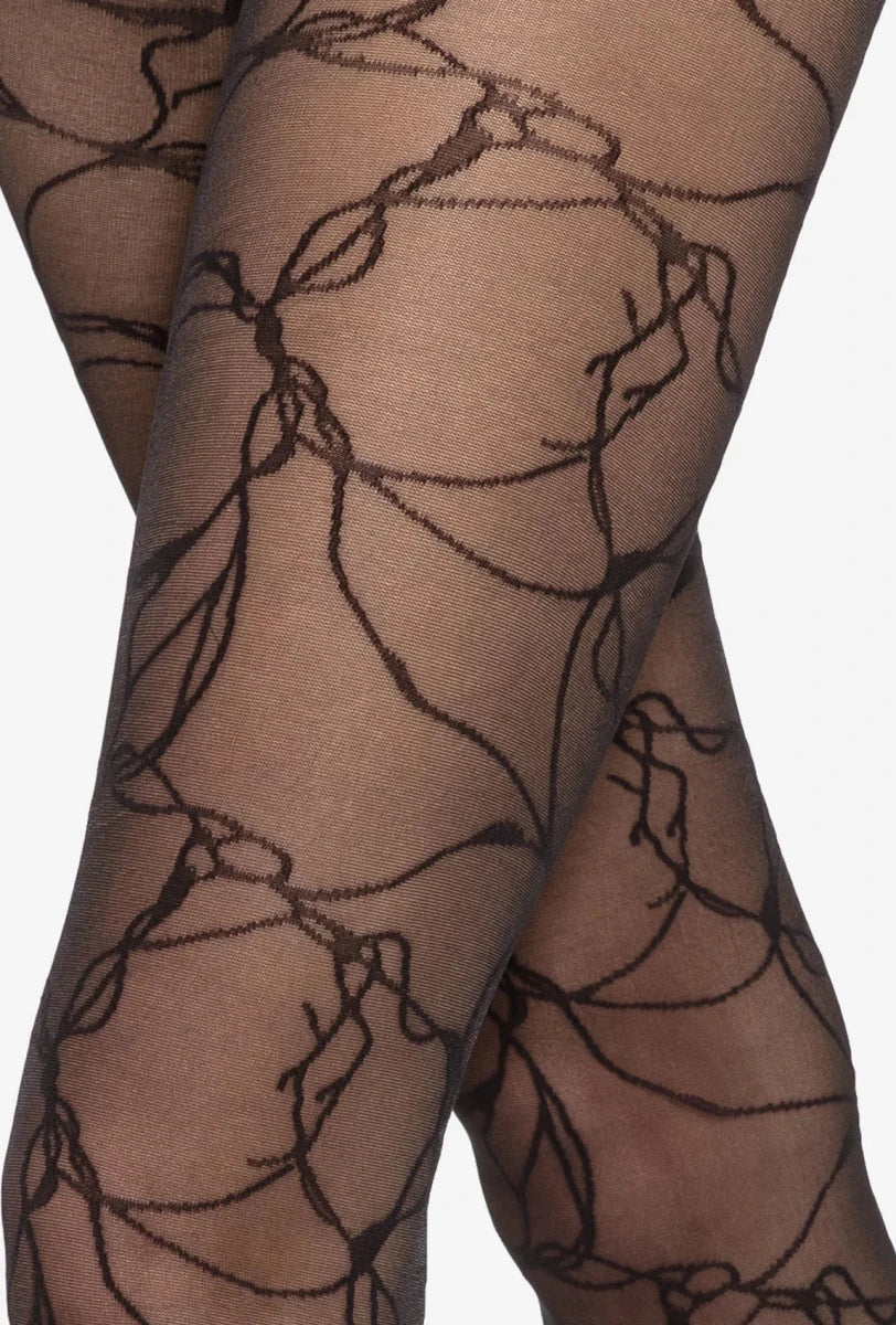 Gatta Modern No. 08 Geometric Pattern Tights 40 Den - Velvet Touch Tights