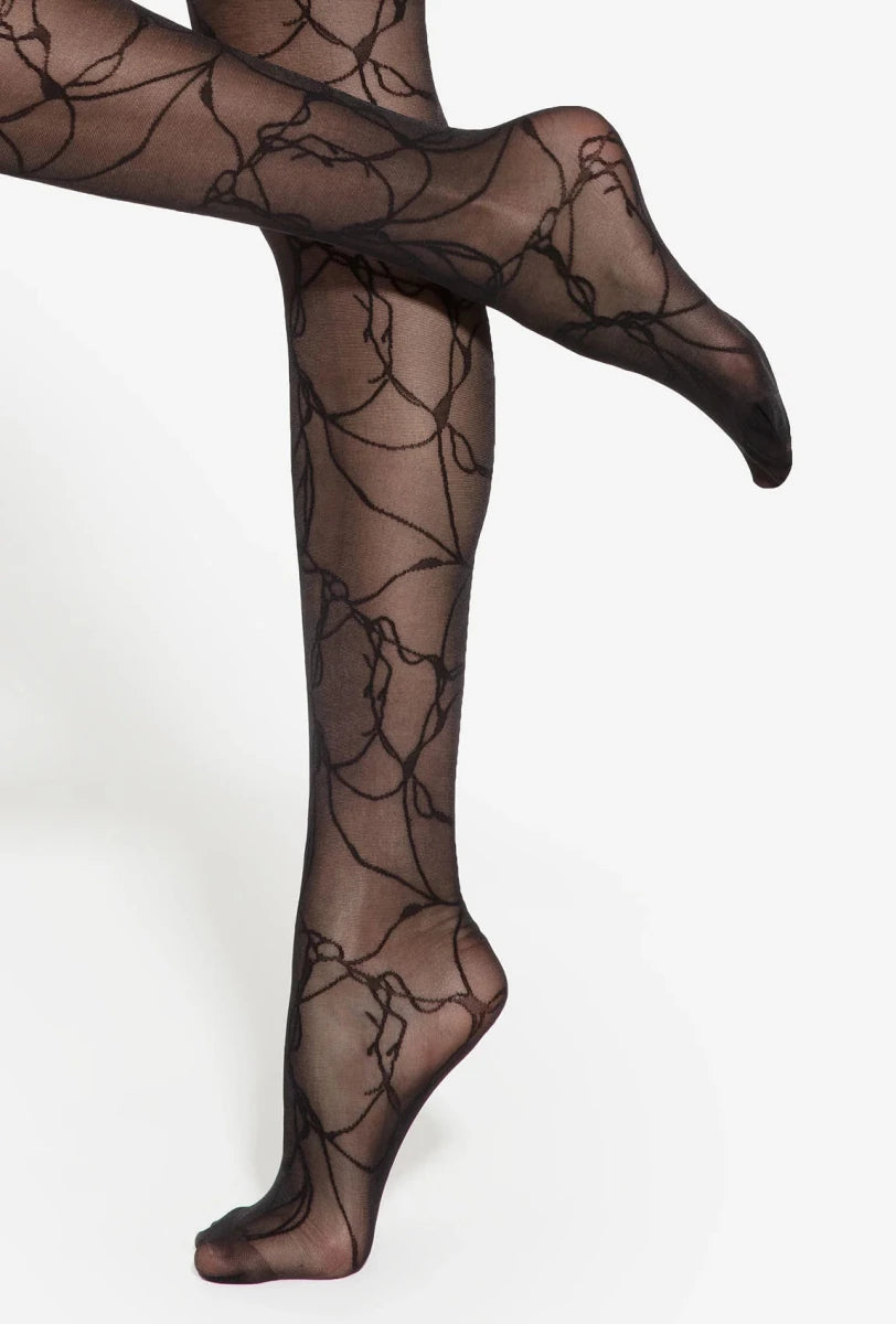 Gatta Modern No. 08 Geometric Pattern Tights 40 Den - Velvet Touch Tights