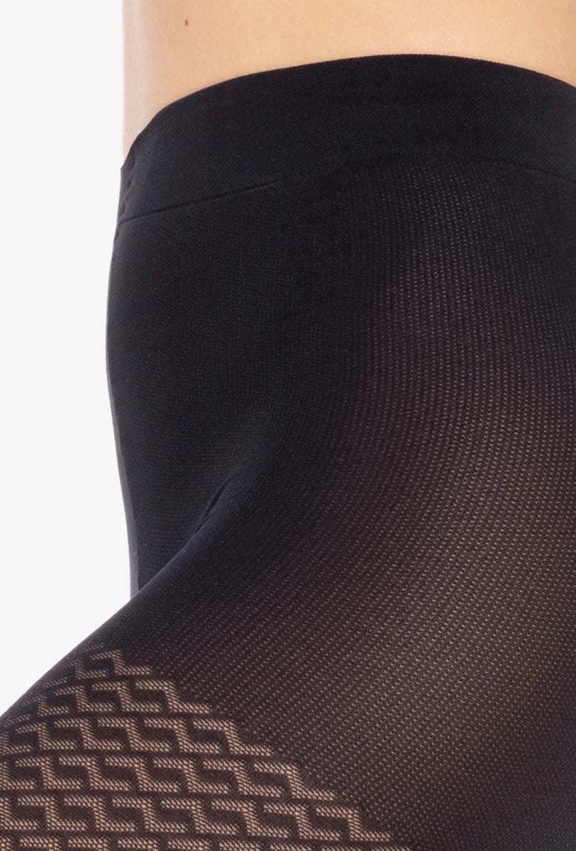 Gatta Lorien 25 Tights – 40 DEN Elegant & Durable Openwork Mesh Tights - Velvet Touch Tights