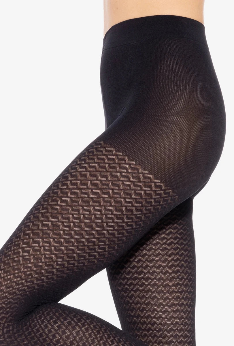 Gatta Lorien 25 Tights – 40 DEN Elegant & Durable Openwork Mesh Tights - Velvet Touch Tights