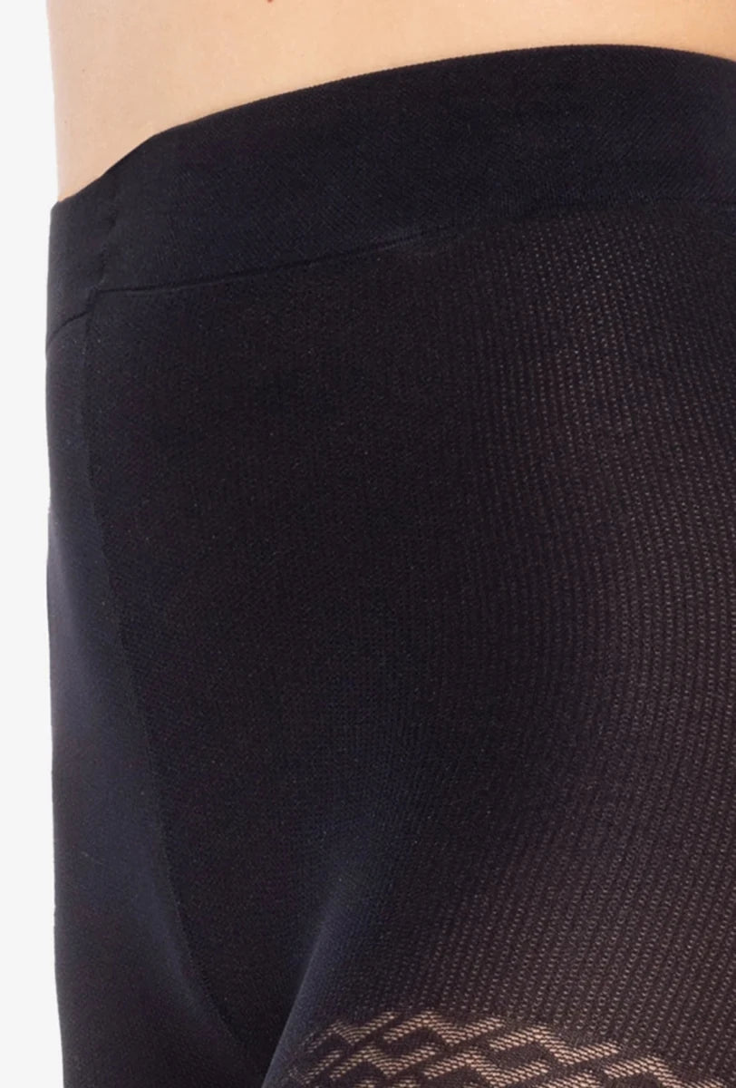 Gatta Lorien 25 Tights – 40 DEN Elegant & Durable Openwork Mesh Tights - Velvet Touch Tights