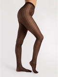 Fiore Ufficio 30 Den Tights – Elegant & Comfortable with a Classic Check Pattern - Velvet Touch Tights