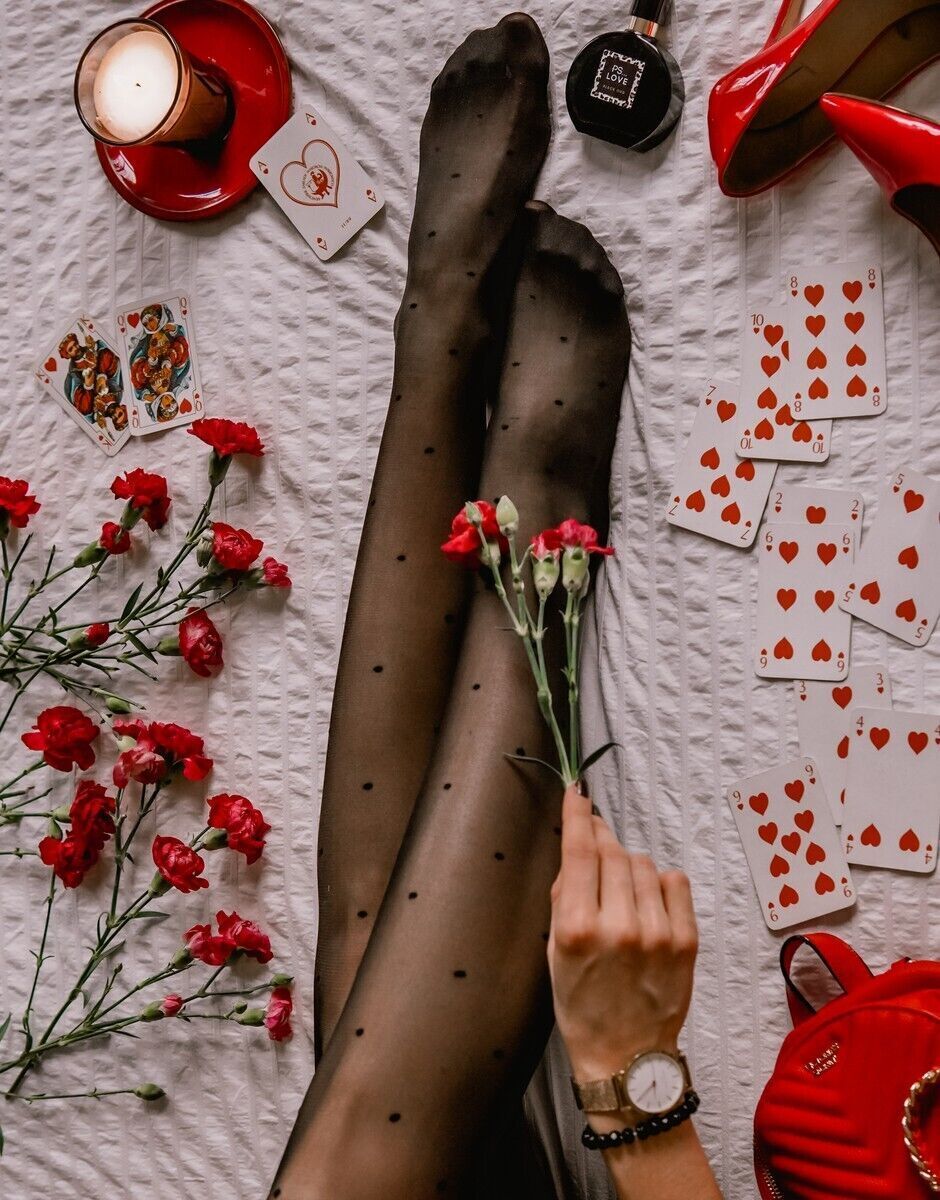 Gabriella Puntina Tights 20 Den – Polka Dot Pattern & Seamless Fit