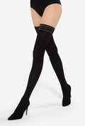 GATTA Gigi 60 Den Hold ups – Opaque, Matte, Comfortable & Stylish Legs - Velvet Touch Tights