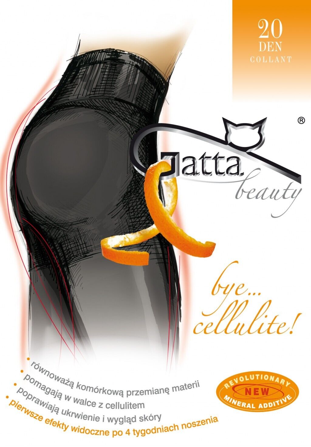 GATTA Bye Cellulite 20 Den – Anti-Cellulite & Shaping Tights