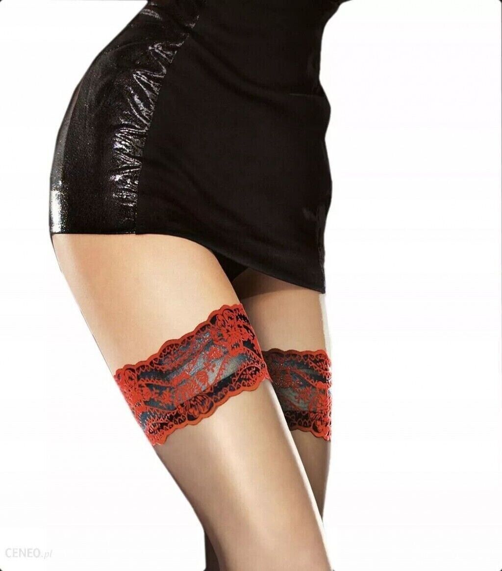 Fiore Nocturne Hold-up Stockings 20 Den – Silicone Grip & Seamless Toe - Velvet Touch Tights