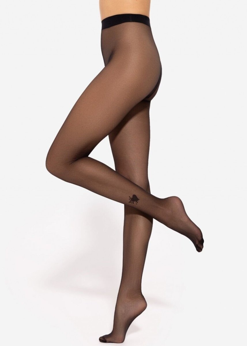 GATTA Lovely 07 Tights 20 DEN – Elegant Heart Design, Soft Fit - Velvet Touch Tights