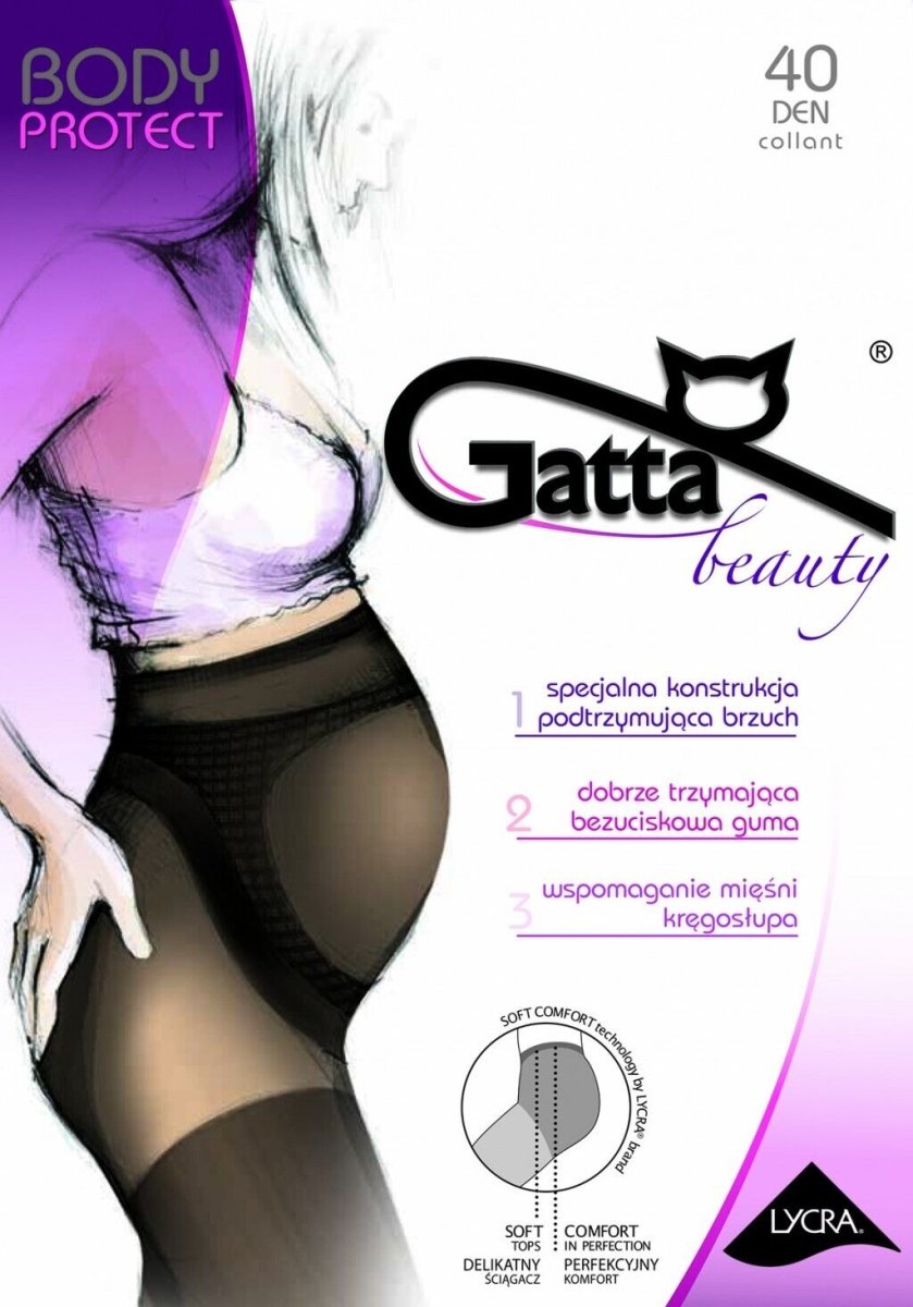 Gatta Body Protect Maternity Tights 40 Den - Velvet Touch Tights