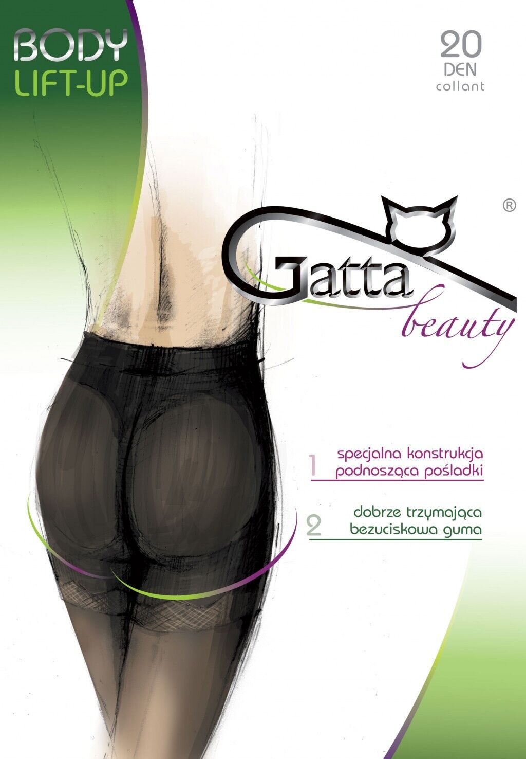 GATTA Body Lift Up 20 Den Shaping Tights – Sculpt & Enhance
