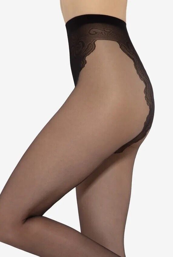 GATTA Chiara 20 Den – Elegant Sheer Tights with Seam & Bikini Panty